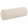 Zylinderkissen 15 x 45 cm Beige Textilbezug mit strukturierter Oberfläche